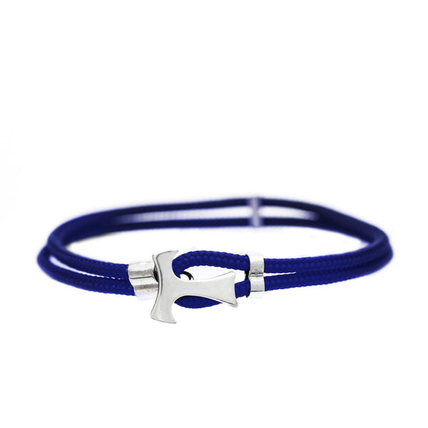 Bracciale Icona VINCULUM FIDEI - Tessuto Blu