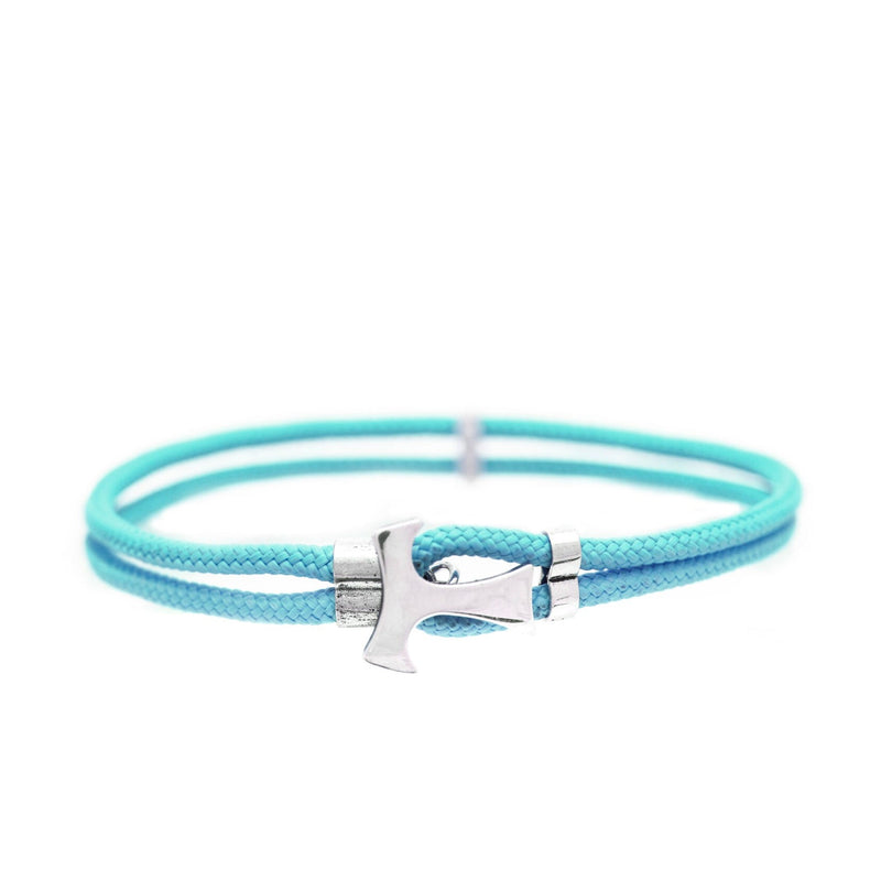 Bracciale Icona VINCULUM FIDEI - Tessuto Celeste